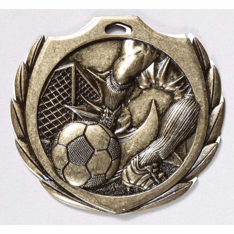 Soccer Burst Medal 2 1/4"