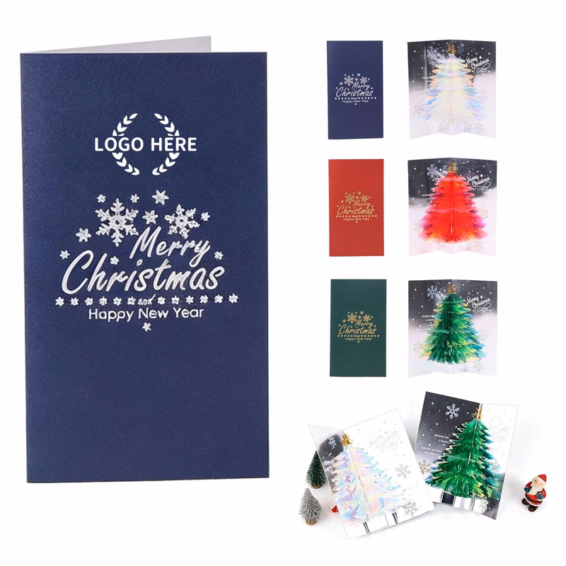 3D Folding Christmas Greeting Card