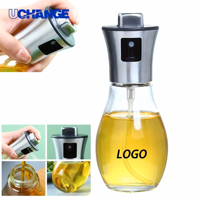 Glass Oil Spray Bottle for Kitchen Cooking & Home Use