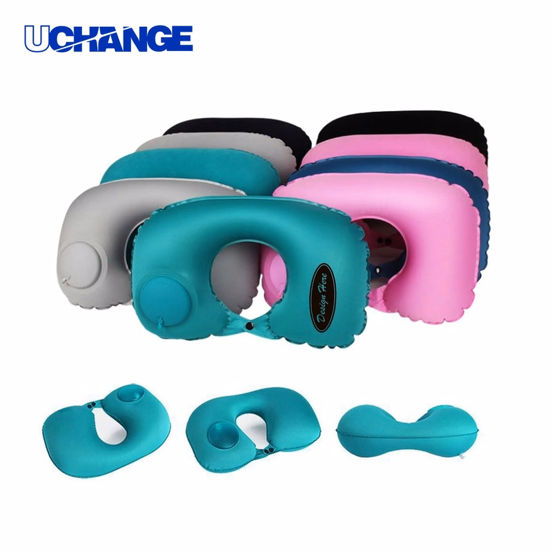 Self Inflatable U Shape Pillow for Travel Comfort