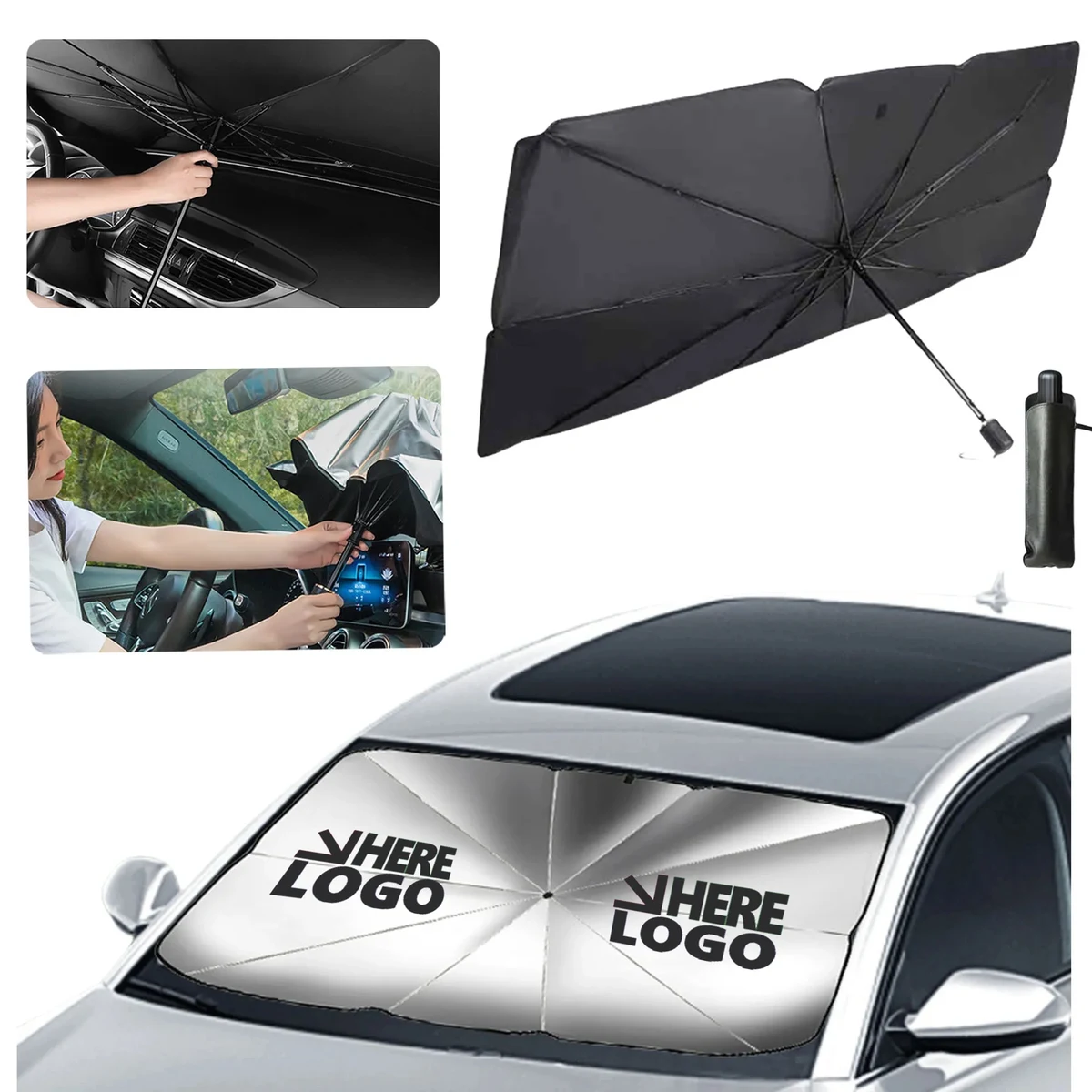 Car Windshield Sun Shade Umbrella 1