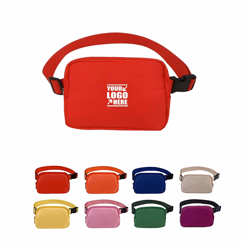Unisex Waterproof Nylon Crossbody Running Belt Bag