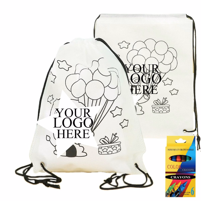 Creative Graffiti Non-Woven Bag with Paint