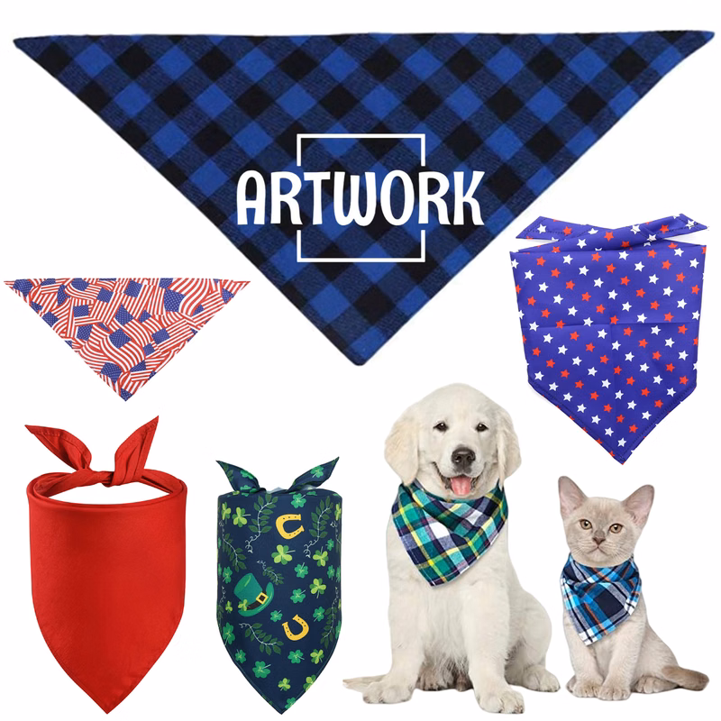 Adjustable Triangle Dog Bandana