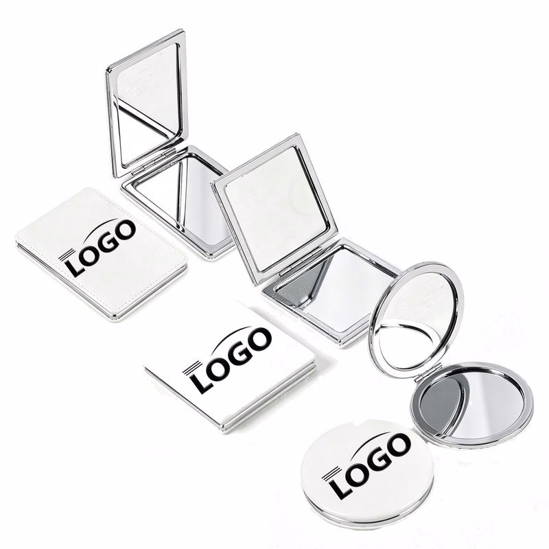 Handheld Portable Beauty Mirror with Custom Print