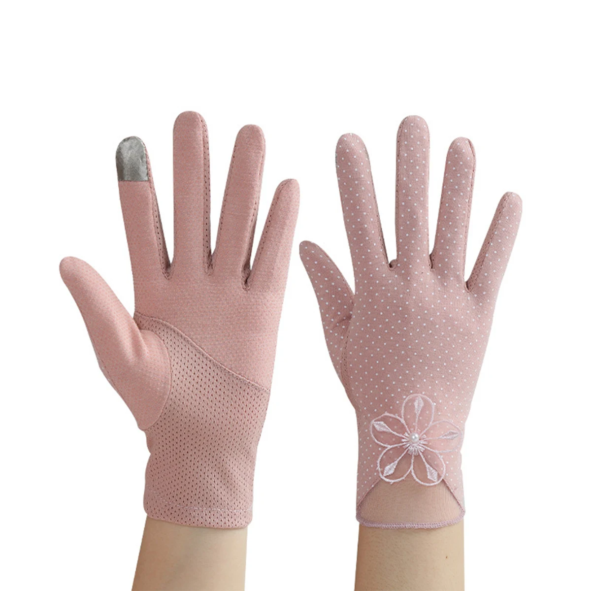 Silk Polyester Touchscreen Gloves 1
