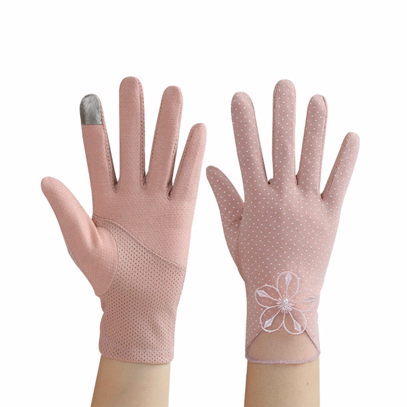 Silk Polyester Touchscreen Gloves
