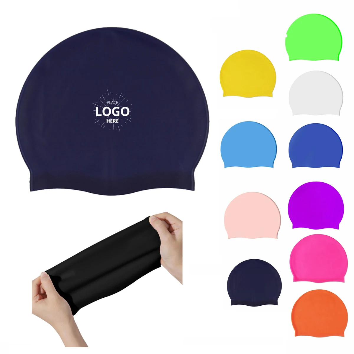 Silicone Swimming Caps 1
