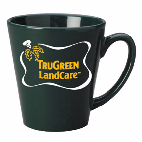 12 oz. Green Cafe Latte -Gloss Mug