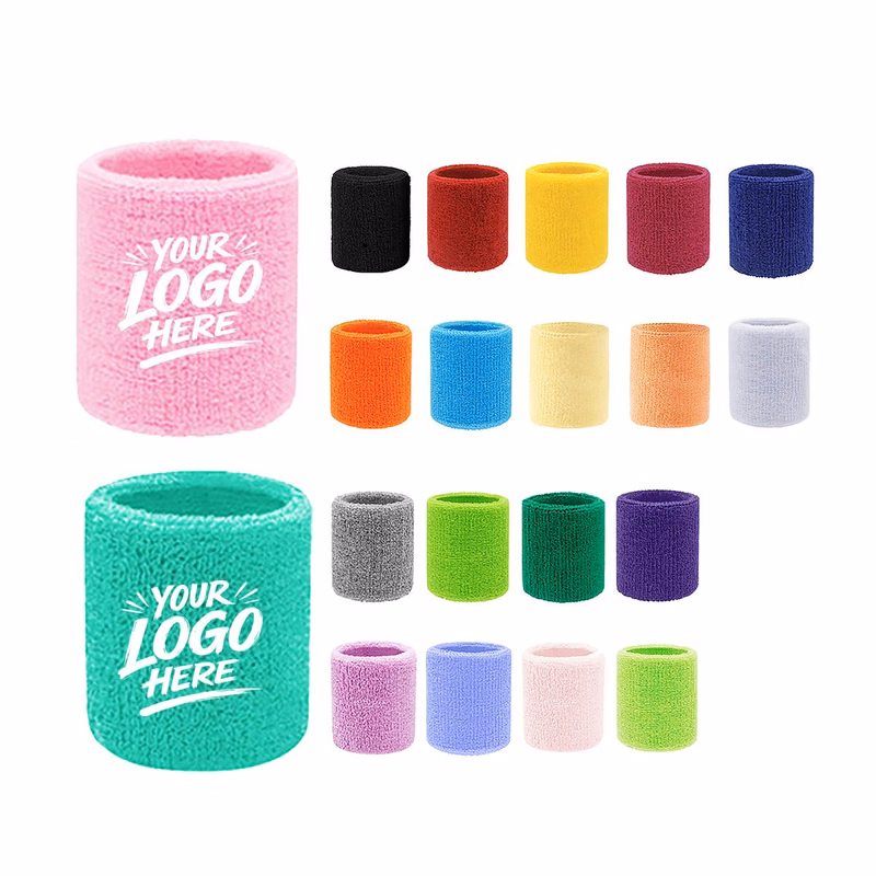 Sports Sweat Wristband Breathable Cotton Elastic Band