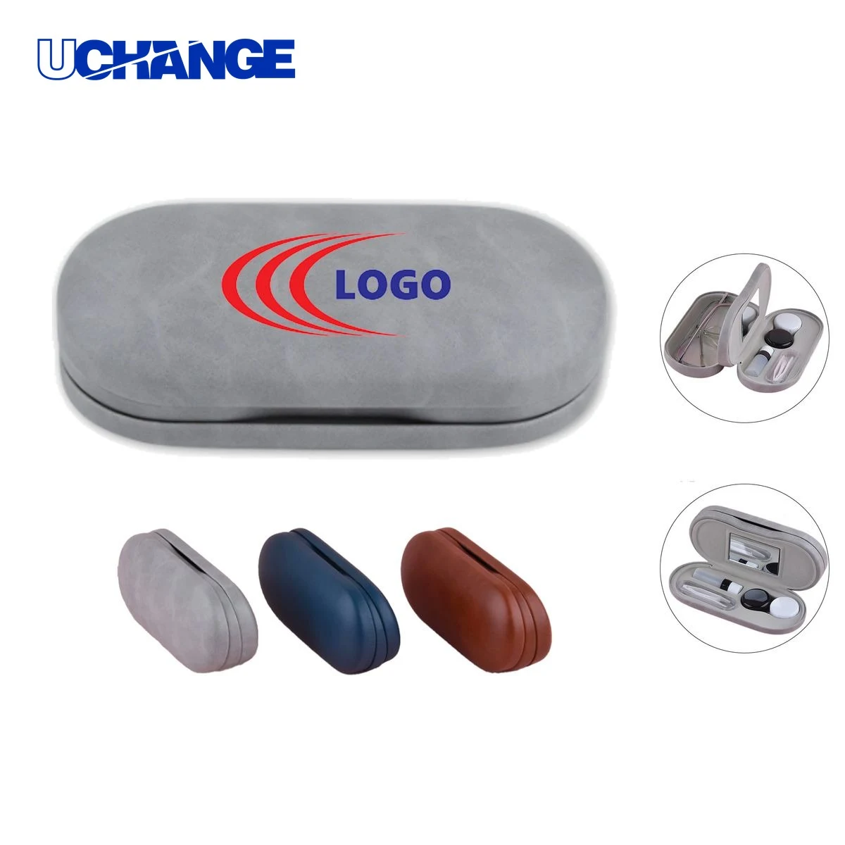 Eyewear Double-Layer Dual-Purpose Eyeglass Case Organizer 1