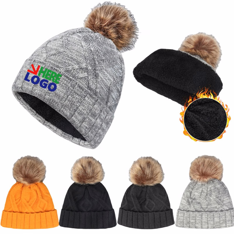Jacquard Knitted Fall Winter Hat