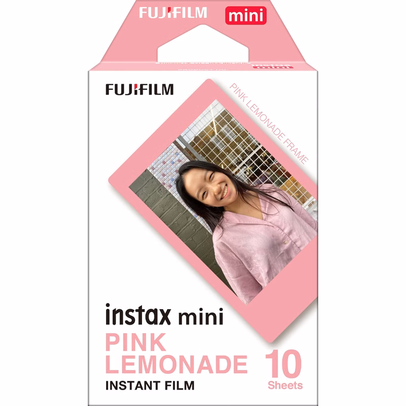 FUJIFILM Instax Mini Pink Lemonade Film - 10 Exposures