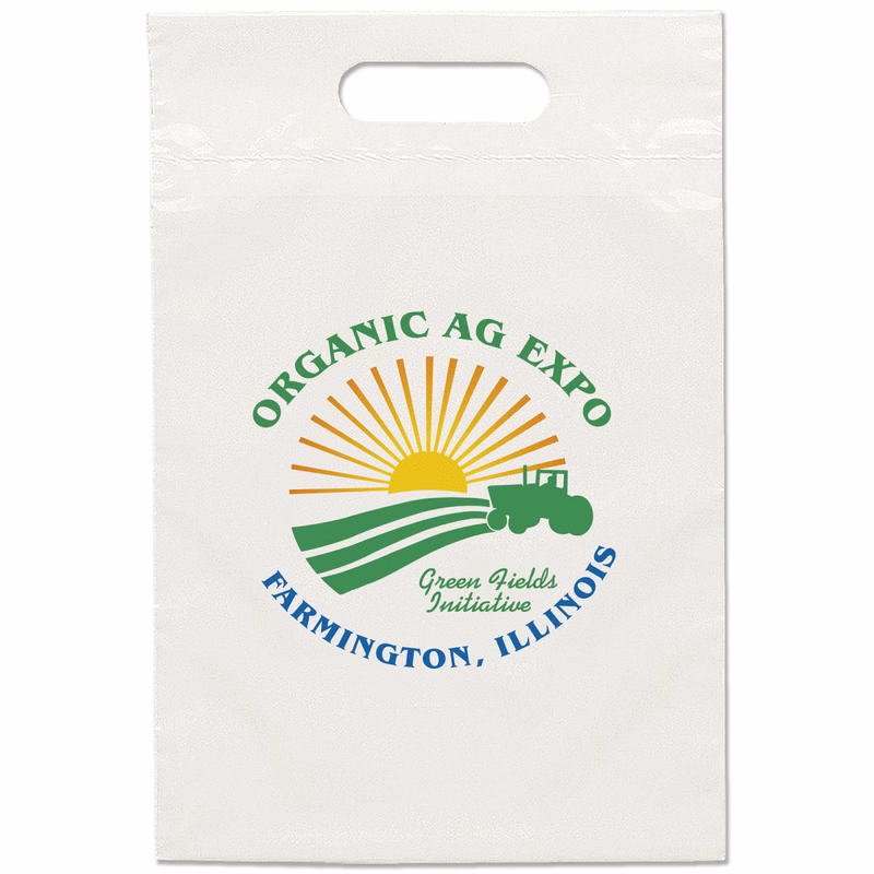 Eco Die Cut Handle Bag - 9 1/2W x 14H - Dynamic Color