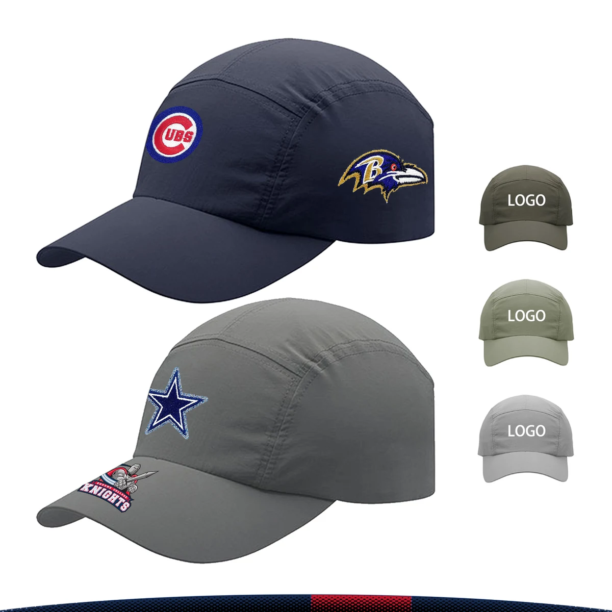 Kubourilty Flexible Brim 5 Panel Cap 1