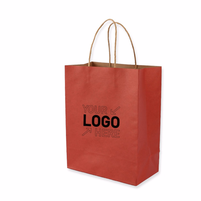 Medium Kraft Paper Brown Shopping Bag