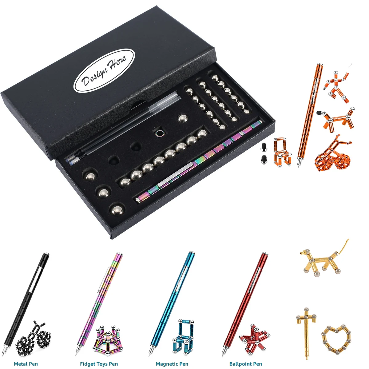 Multi-Function Magnetic Stress Relief Pen & Levitation Toy 1
