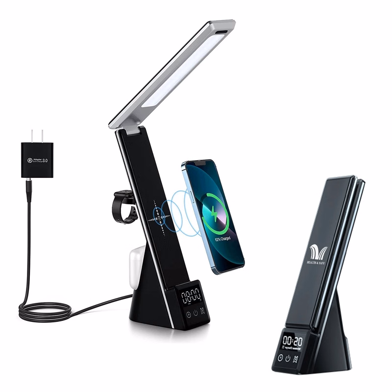 3 in 1 Folding Desk Lamp with Wireless Charger