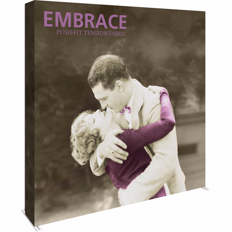 Embrace 8ft. Full Height Display W/Full Fitted Graphic