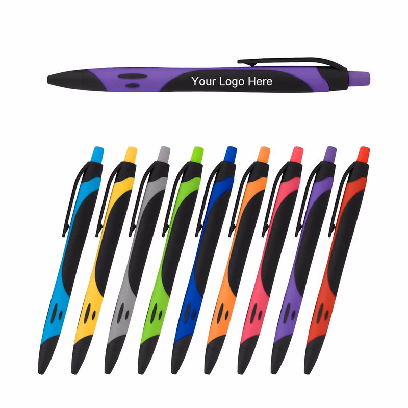 Two-Tone Sleek Write Rubberized Ballpoint Pen