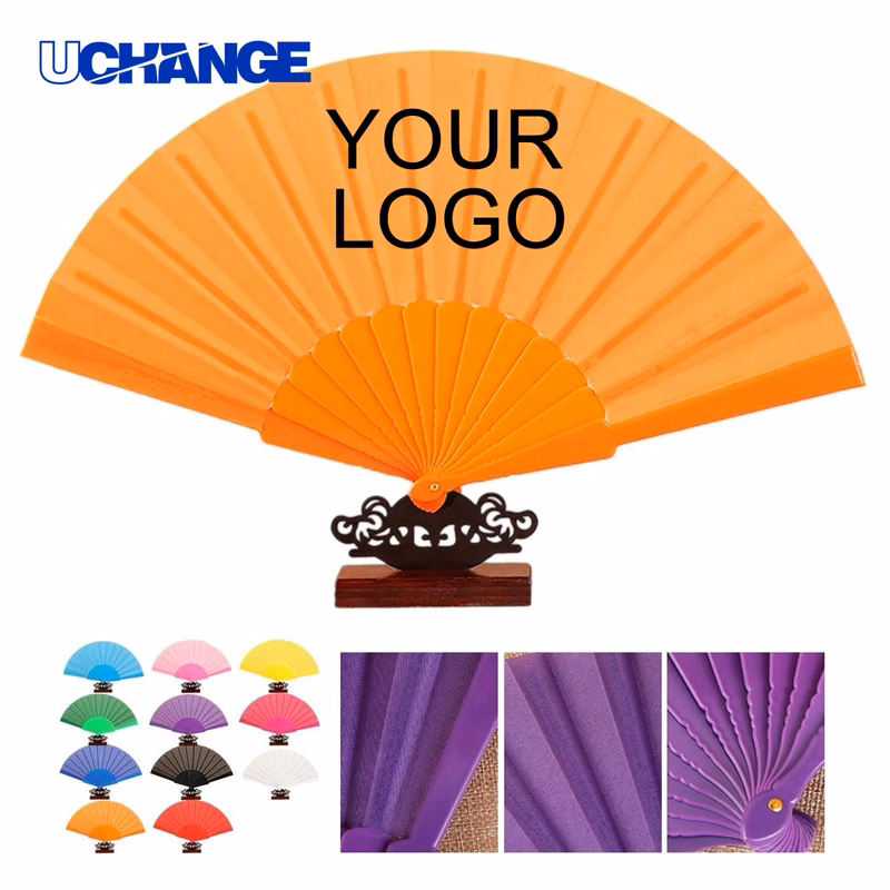 Plastic Handheld Fan with Foldable Design