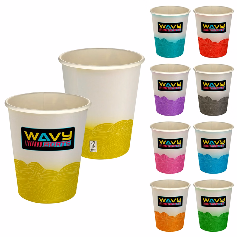 5 oz Full Color Turbulent Waves Paper Cup