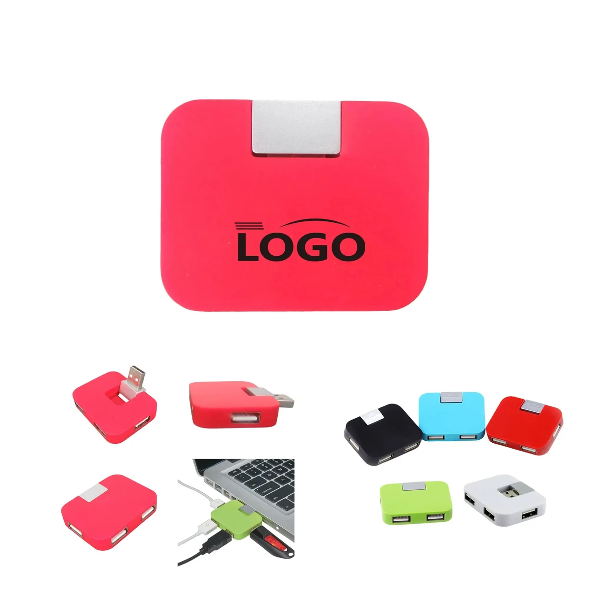 Portable 4 Port USB Hub 1