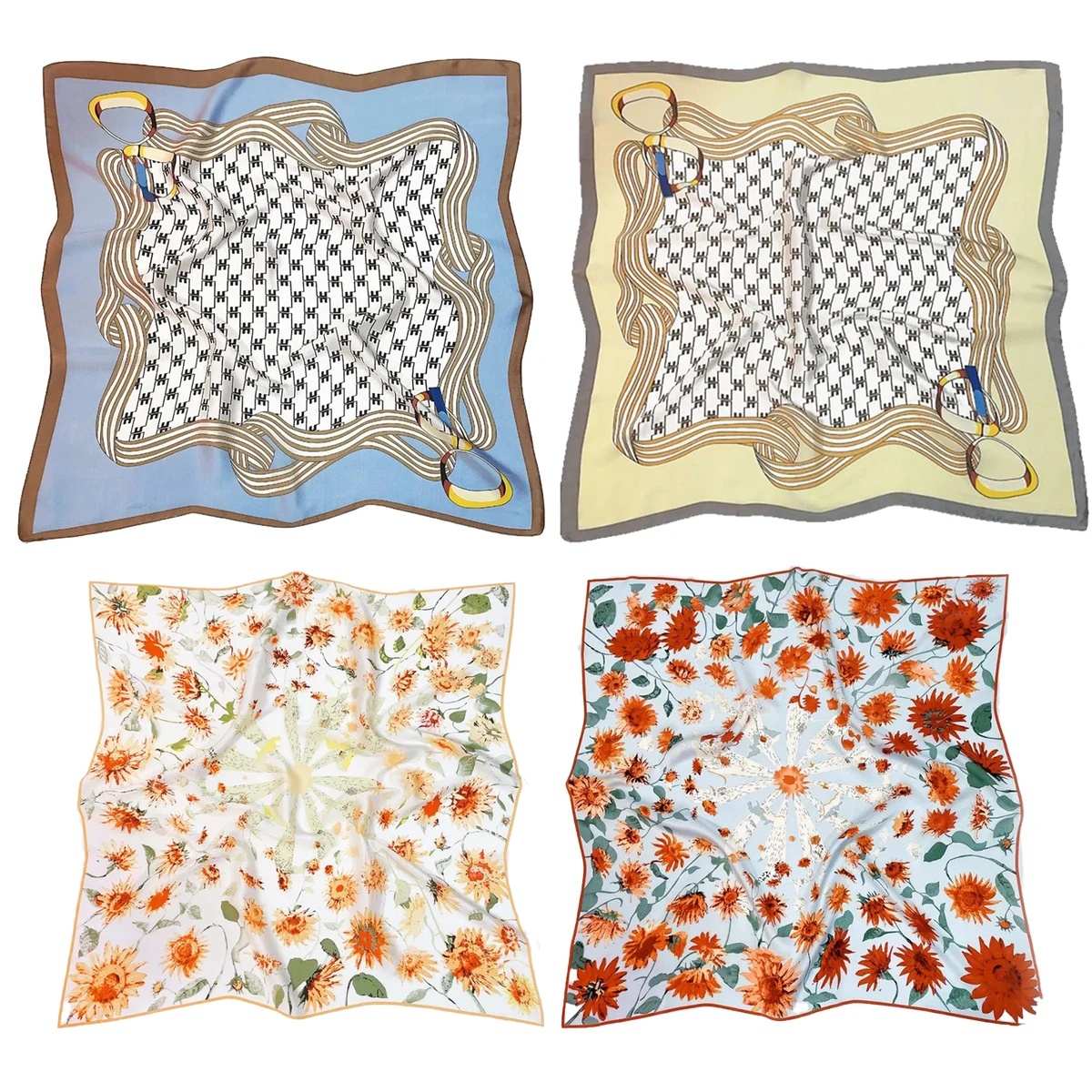 16 Momme Digital Printed Silk Scarf 1