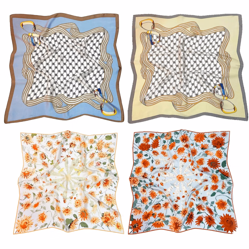 16 Momme Digital Printed Silk Scarf
