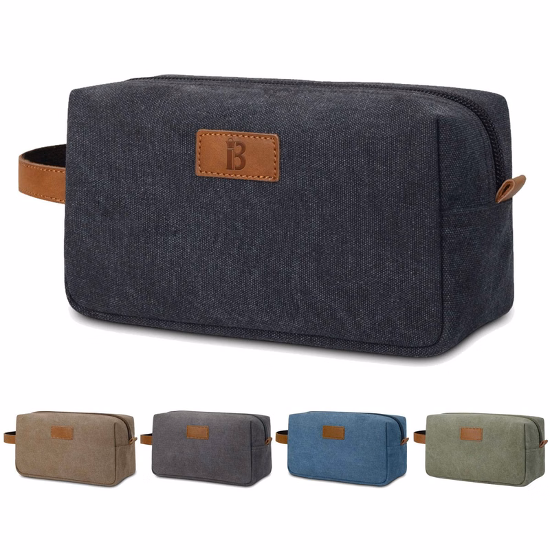 Portable Canvas Toiletry Bag
