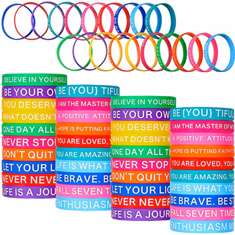 Silicone bracelet wristband