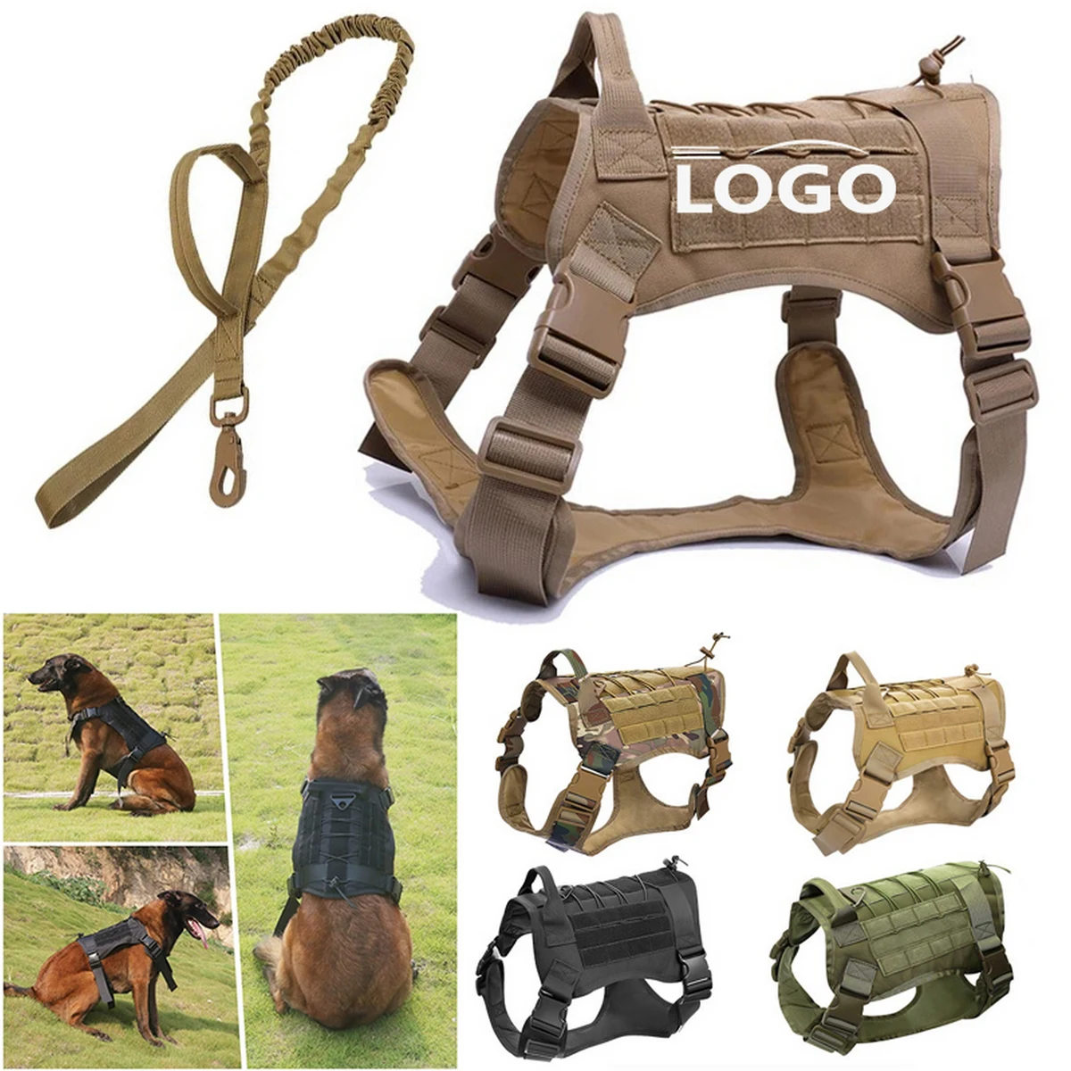 Dog Outdoor Tactical Training Harness 1