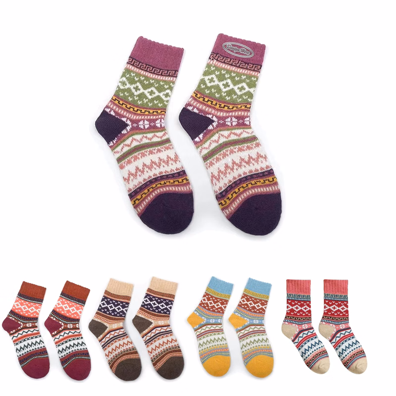 Women's Thick Knit Wool Winter Socks for Ultimate Warmth
