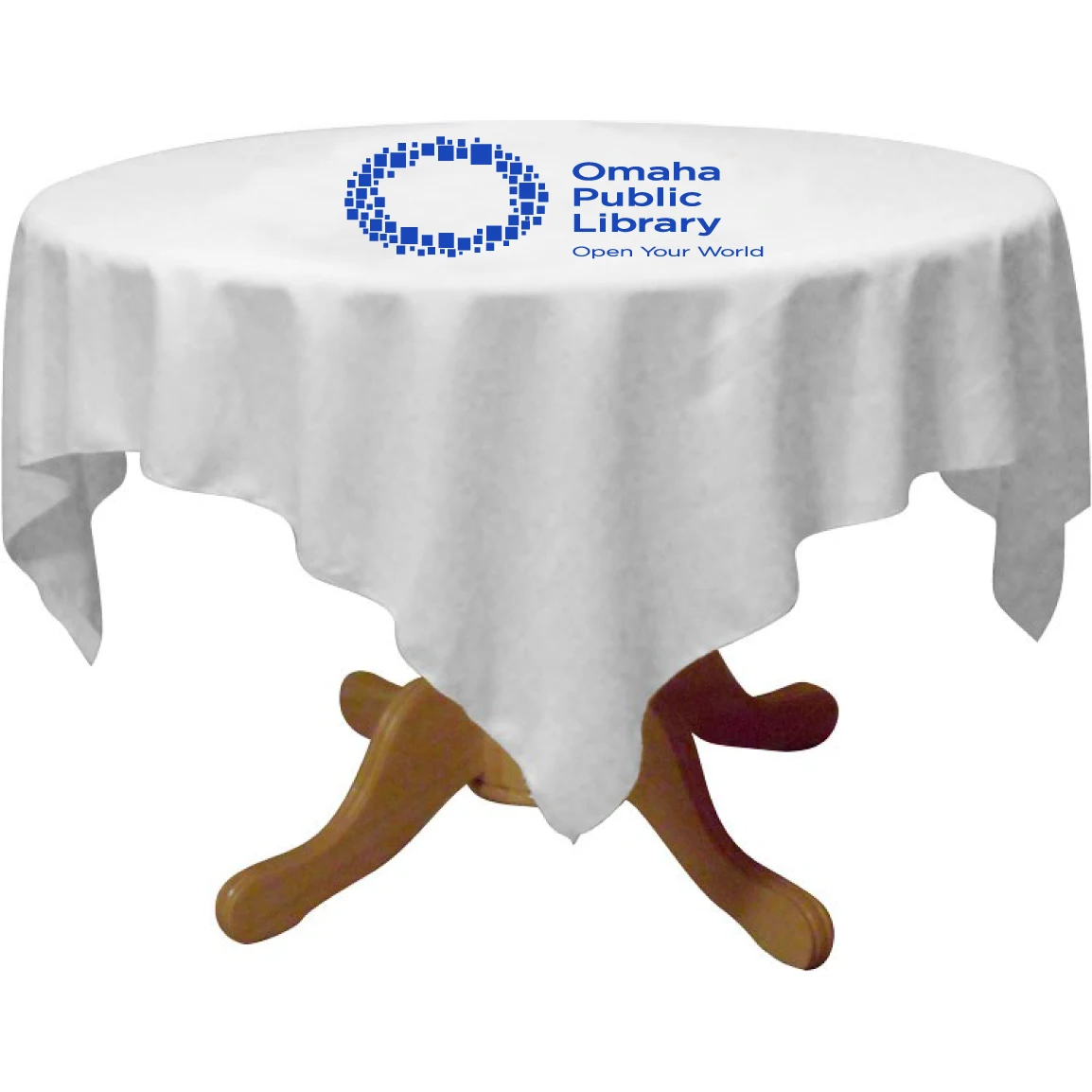 Draped 36 in. Table Throw 1