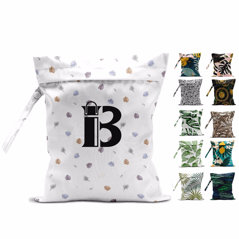 Portable Waterproof Baby Diaper Bag w/ Zipper