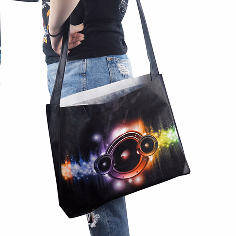 100 GSM PET Full Color Printed Tote Back