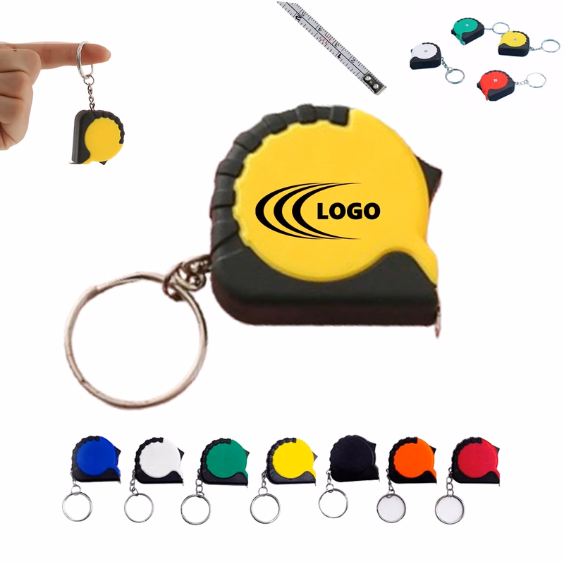 Mini Keychain Metric/Inch Measuring Tape Ruler MOQ50