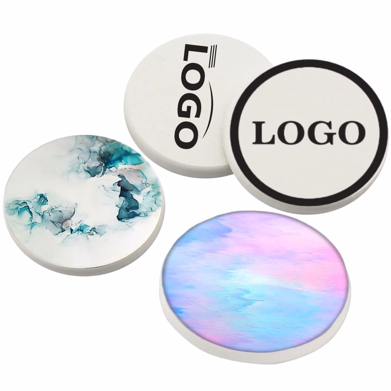 Customizable Diatomite Minimalist Coaster