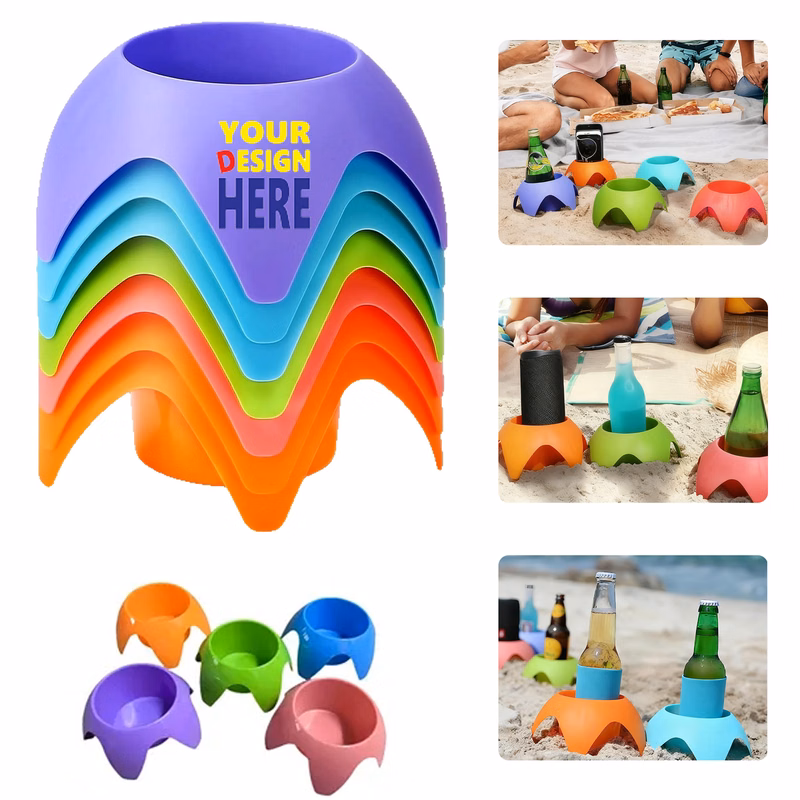Beach Beverage Tray Outdoor Drink Rack