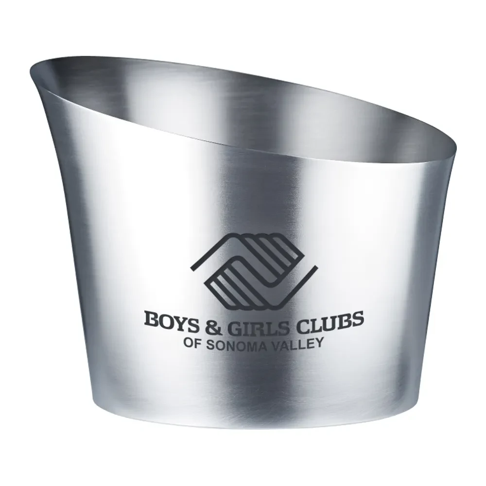 Medium Flare Metal Ice Bucket 1
