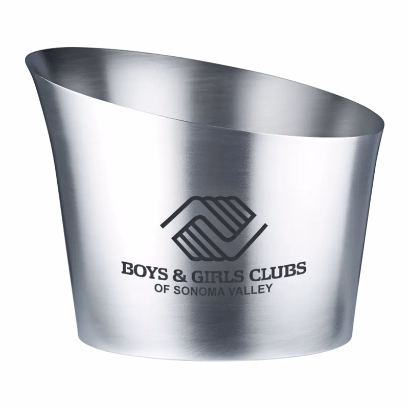 Medium Flare Metal Ice Bucket