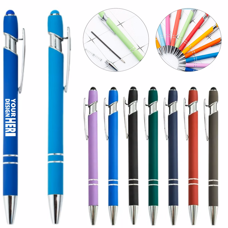 Soft Rubberized Grip Pen