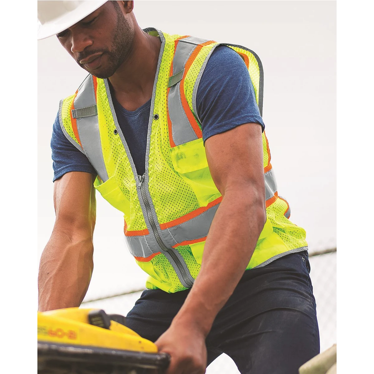 Unisex Premium Brilliant Series® Heavy-Duty Class 2 Vest - 1510-1511 1