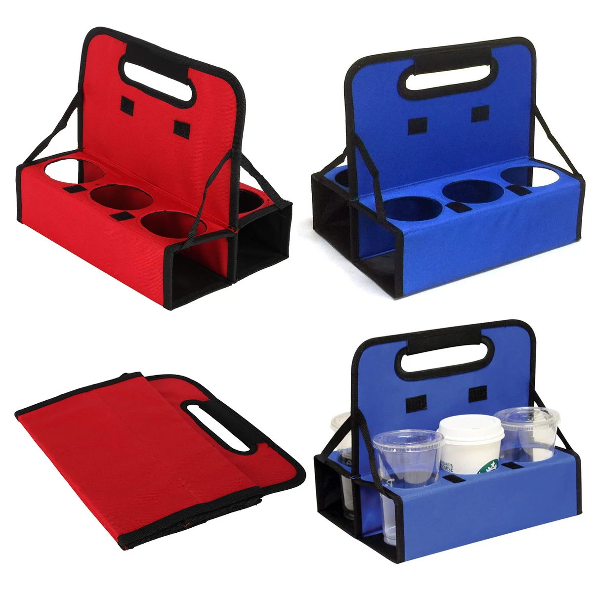 6 Cups or Cans Reusable Cup Carrier 1