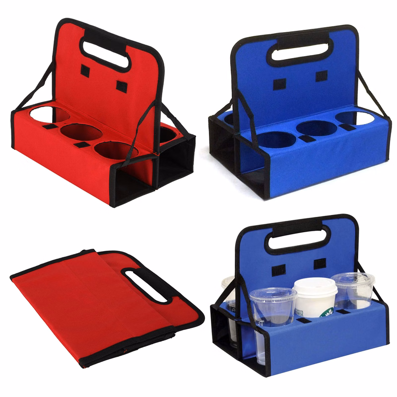 6 Cups or Cans Reusable Cup Carrier