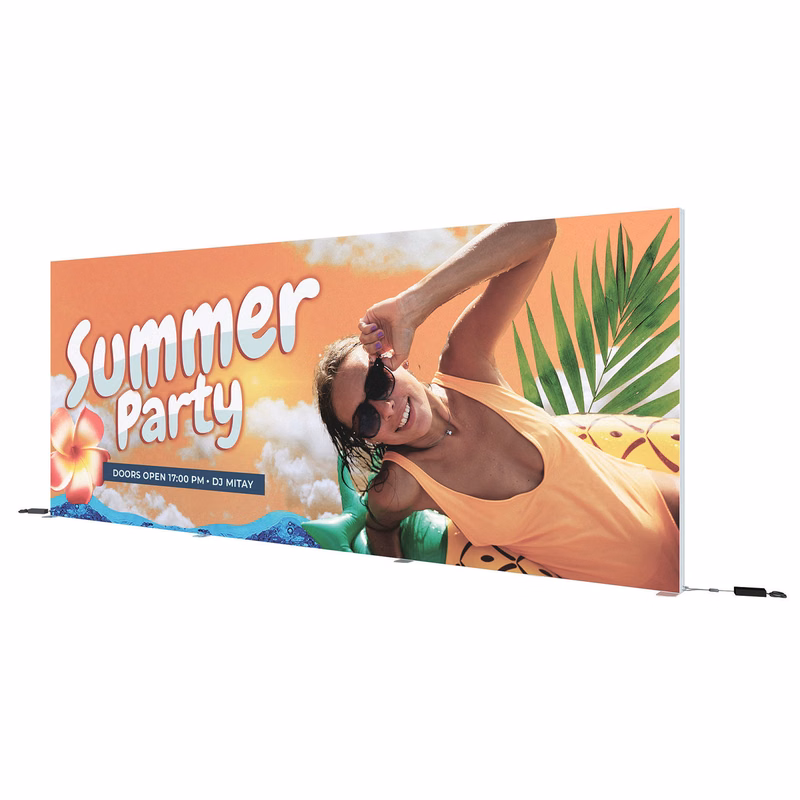 20'w x 8.2'h - LED Light Box Display - Fabric Only