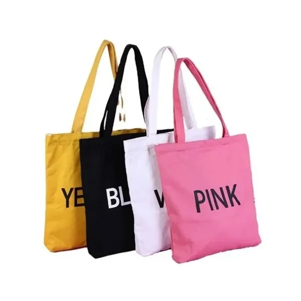 Custom 14" Canvas Tote Bag with Embroidery Option — Durable Eco-Friendly, custom tote bag with logo imprint 1