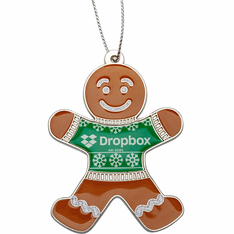 Gingerbread Man Holiday Ornament