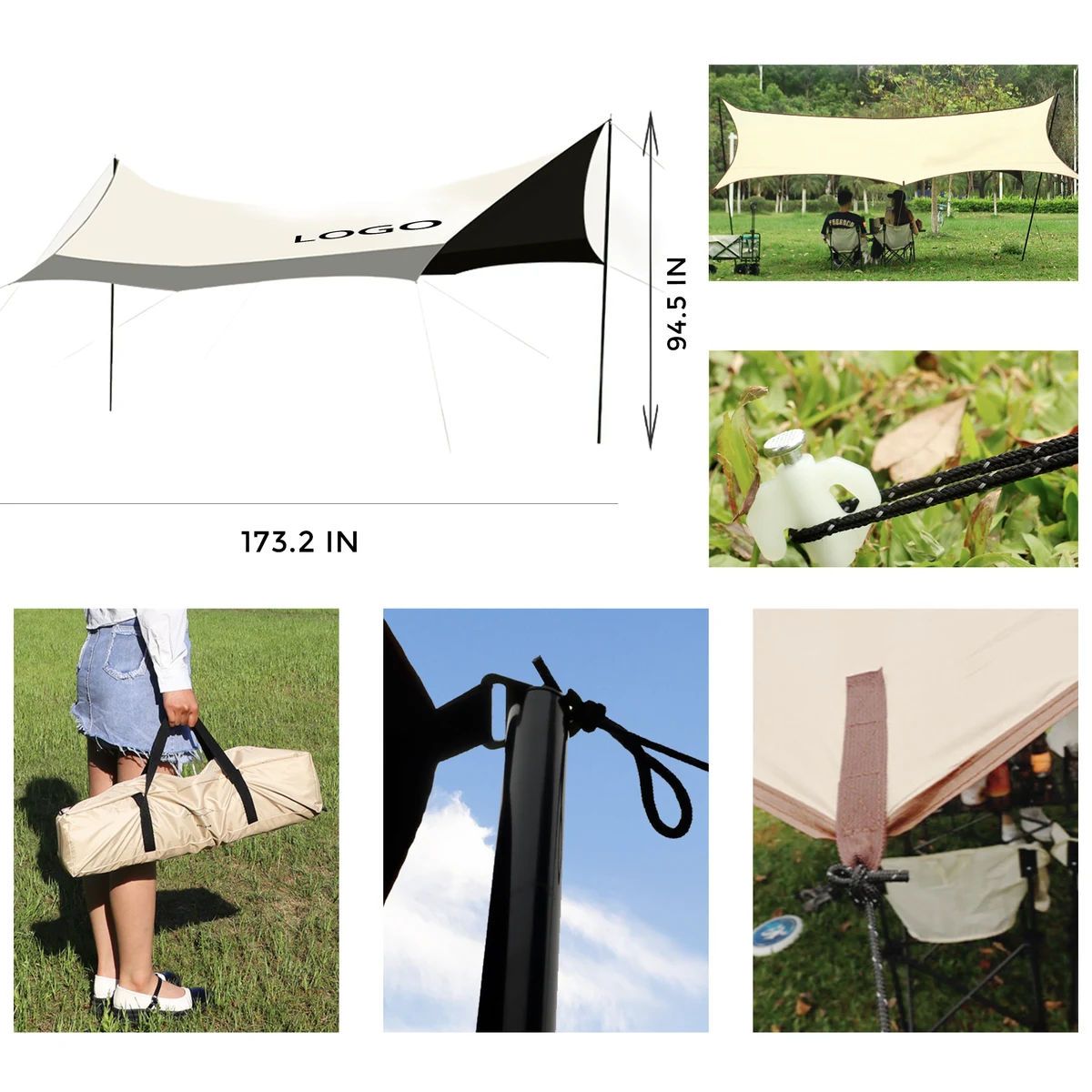 MOQ 1 PCS Outdoor Sunshade Canopy 1