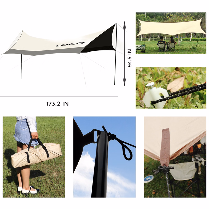 MOQ 1 PCS Outdoor Sunshade Canopy